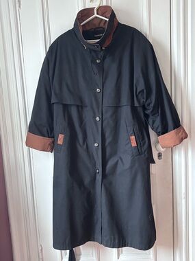 Women’s Vintage Thunder Bay Fully Lined plus button out wool insert Raincoat